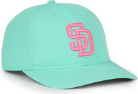 OC Sports MLB 550CC City Connect Series San Diego Padres Mint / 6 3/8’’ 7’’