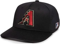 OC Sports MLB-600 Perforated Stretchfit Baseball Cap - Arizona Diamondbacks