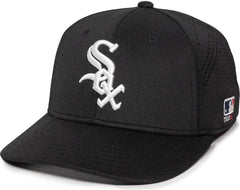 OC Sports MLB-600 Perforated Stretchfit Baseball Cap - Chicago White Sox