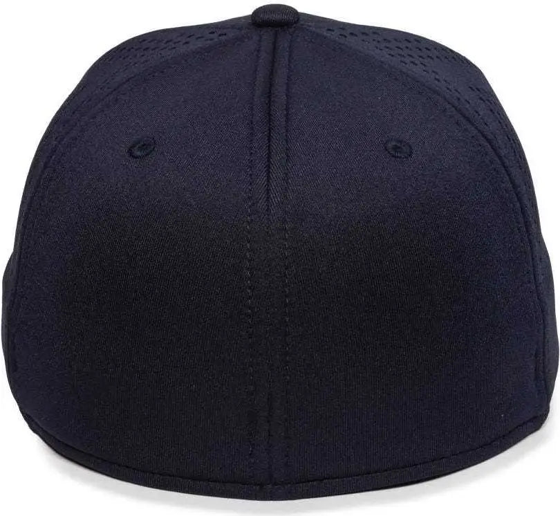 OC Sports MLB-600 Perforated Stretchfit Baseball Cap - Houston Astros - Navy / S/M