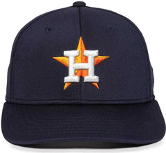 OC Sports MLB-600 Perforated Stretchfit Baseball Cap - Houston Astros