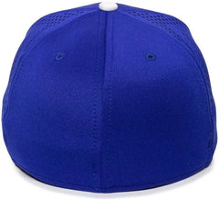 OC Sports MLB-600 Perforated Stretchfit Baseball Cap - Los Angeles Dodgers