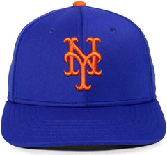 OC Sports MLB-600 Perforated Stretchfit Baseball Cap - New York Mets