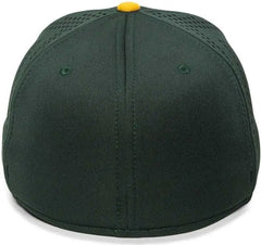OC Sports MLB-600 Perforated Stretchfit Baseball Cap - Oakland Athletics