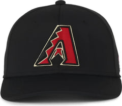 OC Sports MLB-650 Performance Snapback Baseball Cap - Arizona Diamondbacks - Black / One Size Fits Most