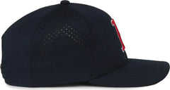 OC Sports MLB-650 Performance Snapback Baseball Cap - Boston Red Sox - Navy / One Size Fits Most