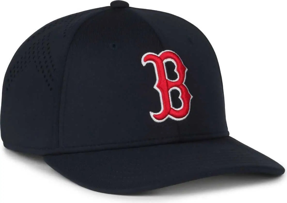 OC Sports MLB-650 Performance Snapback Baseball Cap - Boston Red Sox - Navy / One Size Fits Most
