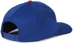 OC Sports MLB-650 Performance Snapback Baseball Cap - Chicago Cubs - Royal / One Size Fits Most