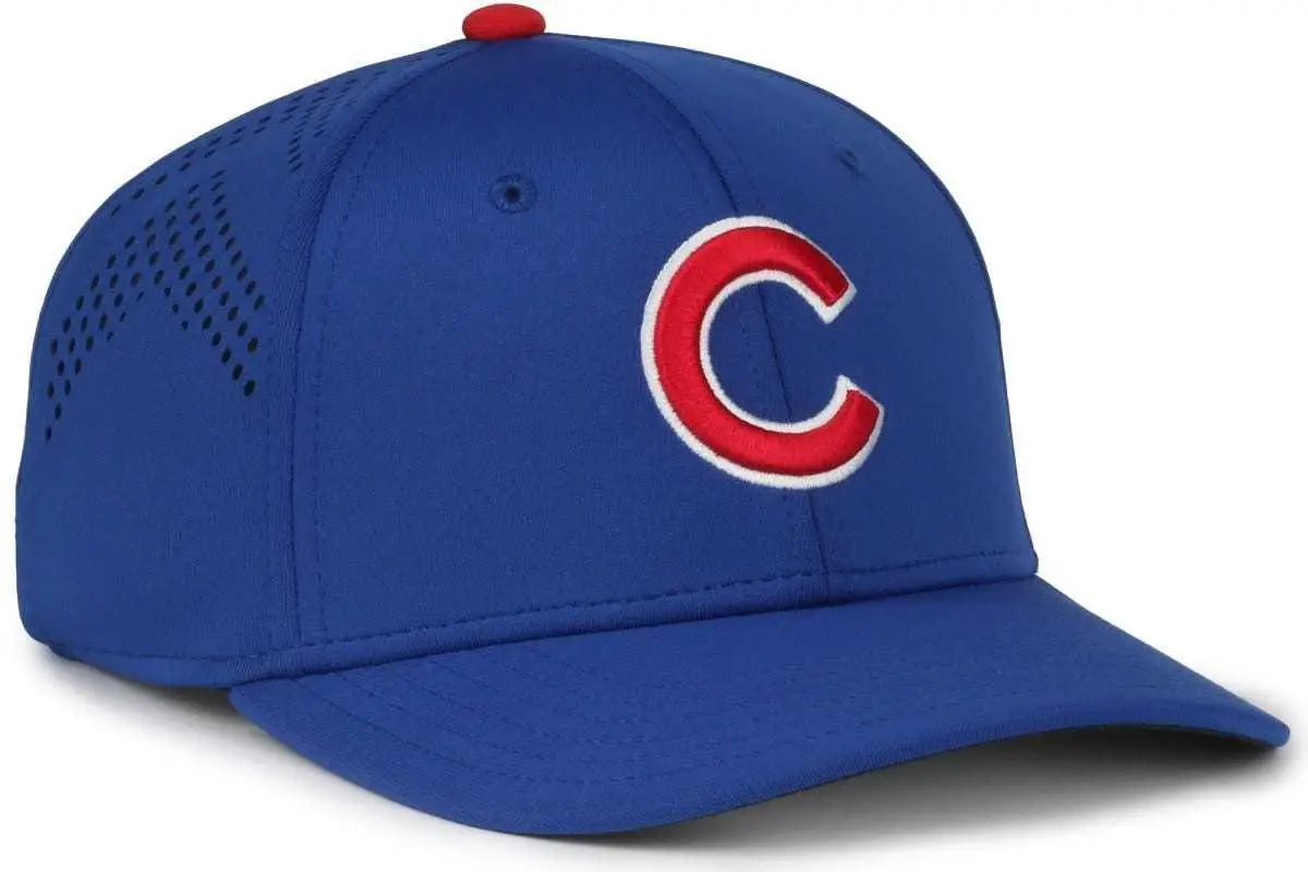 OC Sports MLB-650 Performance Snapback Baseball Cap - Chicago Cubs - Royal / One Size Fits Most