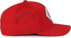 OC Sports MLB-650 Performance Snapback Baseball Cap - Cincinnati Reds Red - Navy Red / One Size Fits Most