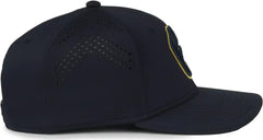 OC Sports MLB-650 Performance Snapback Baseball Cap - Milwaukee Brewers - Navy / One Size Fits Most