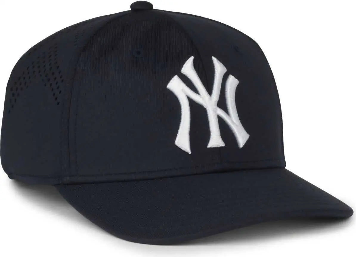OC Sports MLB-650 Performance Snapback Baseball Cap - New York Yankees - Navy / One Size Fits Most