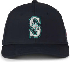 OC Sports MLB-650 Performance Snapback Baseball Cap - Seattle Mariners - Navy / One Size Fits Most
