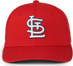 OC Sports MLB-650 Performance Snapback Baseball Cap - St. Louis Cardinals - Red / One Size Fits Most