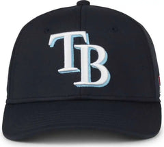 OC Sports MLB-650 Performance Snapback Baseball Cap - Tampa Bay Rays - Royal / One Size Fits Most