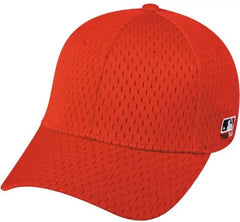 OC Sports MLB-805 Adjustable Cap - Red - Red / 6 3/8’’ - 6 3/4’’