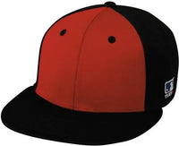 OC Sports MLB-807 Stretch Fit Cap - Red Black Black - Red Black / 6 3/8’’ - 6 3/4’’