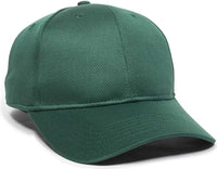 OC Sports MLB-850 Team MLB Logo Located on Left Temple Cap - Dark Green - Forest / 6 3/8’’ - 7’’