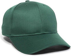 OC Sports MLB-850 Team MLB Logo Located on Left Temple Cap - Dark Green - Forest / 6 3/8’’ - 7’’