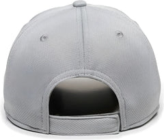 OC Sports MLB-850 Team MLB Logo Located on Left Temple Cap - Light Gray