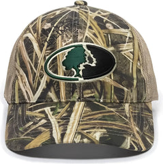 OC Sports MOFS38A Adjustable Mesh Back Cap - Mossy Oak Shadow Grass Blades Tan - Mossy Oak Shadow Grass Blades Tan / 6