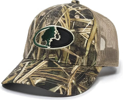 OC Sports MOFS38A Adjustable Mesh Back Cap - Mossy Oak Shadow Grass Blades Tan - Mossy Oak Shadow Grass Blades Tan / 6