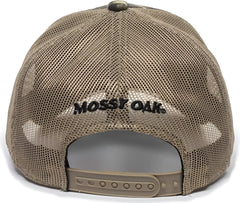 OC Sports MOFS38A Adjustable Mesh Back Cap - Mossy Oak Shadow Grass Blades Tan - Mossy Oak Shadow Grass Blades Tan / 6