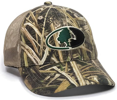 OC Sports MOFS38A Adjustable Mesh Back Cap - Mossy Oak Shadow Grass Blades Tan - Mossy Oak Shadow Grass Blades Tan / 6