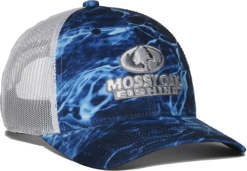 OC Sports MOFS44B Mossey Oak Fishing Cap Pro Crown - Mossy Oak Marlin White - Mossy Oak White / OSFM