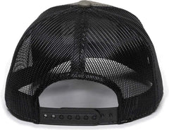 OC Sports MOFS47A Mossey Oak Garment Washed Cotton Twill Cap - Olive Black - Olive Black / 6 7/8’’ - 7 1/2’’