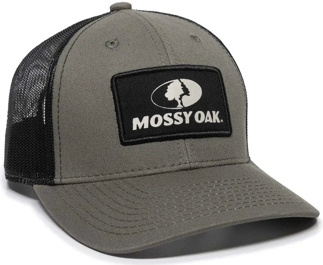 OC Sports MOFS47A Mossey Oak Garment Washed Cotton Twill Cap - Olive Black - Olive Black / 6 7/8’’ - 7 1/2’’