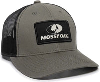 OC Sports MOFS47A Mossey Oak Garment Washed Cotton Twill Cap - Olive Black - Olive Black / 6 7/8’’ - 7 1/2’’