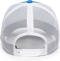 OC Sports MOFS49A Mossey Oak Fishing Cap Mesh Back - Mossy Oak Elements Coastal Inshore White - Mossy Oak White / 6