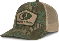 OC Sports MOFS53 Mossy Oak Green Leaf Cap -Mossy Oak Greenleaf Tan - Mossy Oak Tan / OSFM