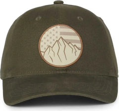 OC Sports MTN01 Mountain Match Cap - Olive - Olive / 6 7/8’’ - 7 1/2’’