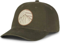 OC Sports MTN01 Mountain Match Cap - Olive - Olive / 6 7/8’’ - 7 1/2’’