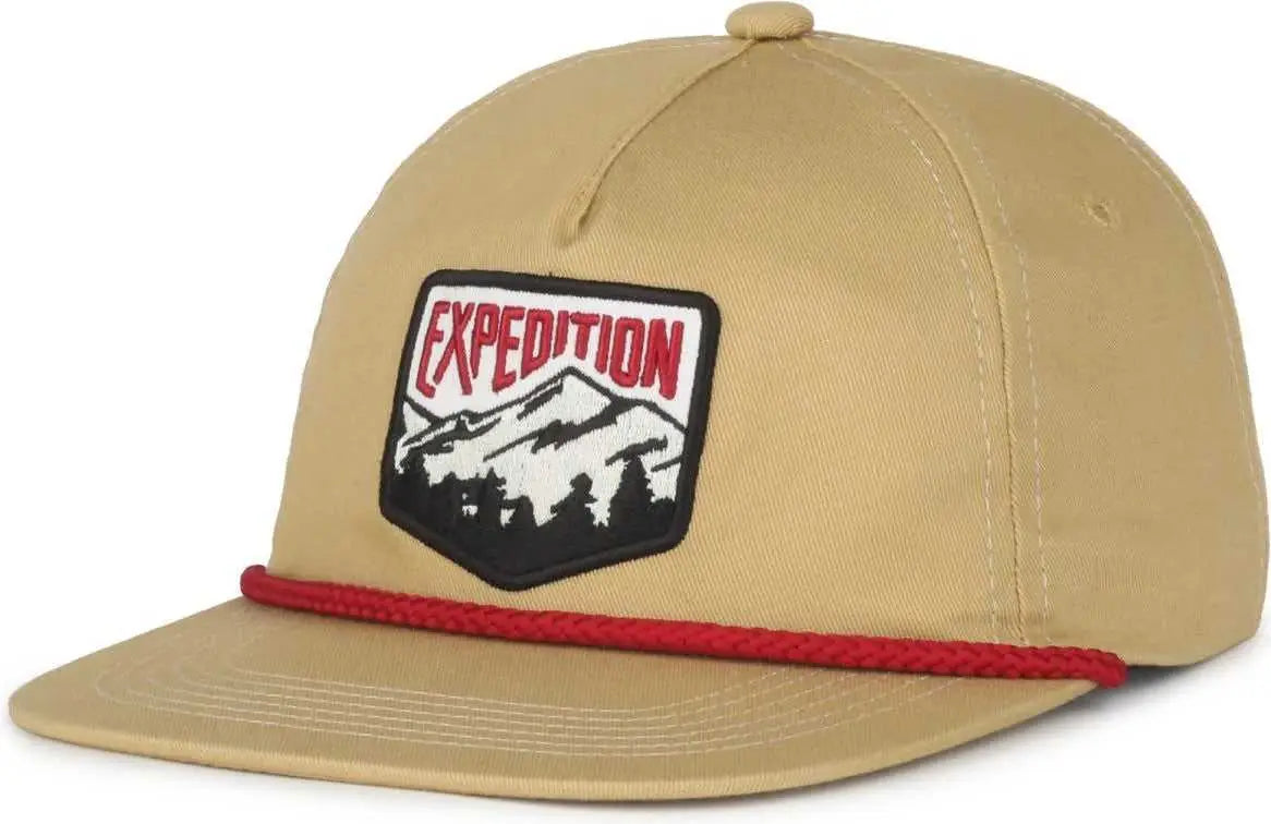 OC Sports MTN02 Mountain Match Cap - Old Gold - Gold / 6 7/8’’ - 7 1/2’’