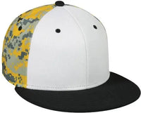 OC Sports MWS-600 Adjustable ProTech Mesh Q3 Cap - White Gold Black - Gold Black / 6 7/8’’ - 7 1/2’’