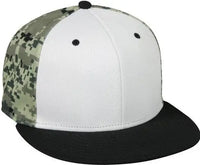 OC Sports MWS-600 Adjustable ProTech Mesh Q3 Cap - White Sand Black - Sand Black / 6 7/8’’ - 7 1/2’’