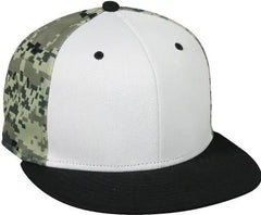OC Sports MWS-600 Adjustable ProTech Mesh Q3 Cap - White Sand Black - Sand Black / 6 7/8’’ - 7 1/2’’