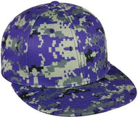 OC Sports MWS1025D Proflex ProTech Mesh Camo Q3 Cap - Purple - Purple / 6 3/8’’ - 6 3/4’’