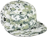OC Sports MWS1025D Proflex ProTech Mesh Camo Q3 Cap - White - White / 6 3/8’’ - 6 3/4’’