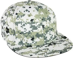 OC Sports MWS1025D Proflex ProTech Mesh Camo Q3 Cap - White - White / 6 3/8’’ - 6 3/4’’