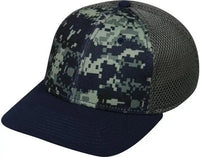 OC Sports MWS1125 Proflex Fit Sandwich Mesh Ball Cap - Dig Ny Char Ny - Navy Dark Gray / 6 3/4’’ - 7 1/8’’
