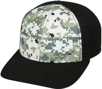 OC Sports MWS1125 Proflex Fit Sandwich Mesh Ball Cap - Dig White Black - White Black / 6 3/4’’ - 7 1/8’’