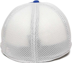 OC Sports MWS1125 Proflex Fit Sandwich Mesh Ball Cap - Royal White