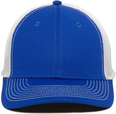OC Sports MWS1125 Proflex Fit Sandwich Mesh Ball Cap - Royal White