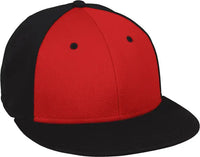 OC Sports MWS1425 ProTech Mesh Q3 Fabric Ball Cap - Red Black Black Black Black - Red Black / 6 3/8’’ - 6 3/4’’