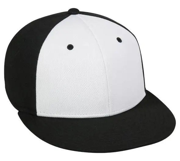 OC Sports MWS1425 ProTech Mesh Q3 Fabric Ball Cap - White Black