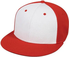 OC Sports MWS1425 ProTech Mesh Q3 Fabric Ball Cap - White Red - White Red / 6 3/8’’ - 6 3/4’’